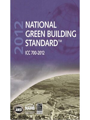 cover image of National Green Building Standard ICC-700 2012